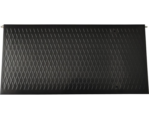 Covoraș negru absorbant solar cu model în romburi