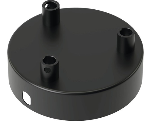 Accesoriu mascare cablu pendule Calex Ø10cm 3x, metal/negru
