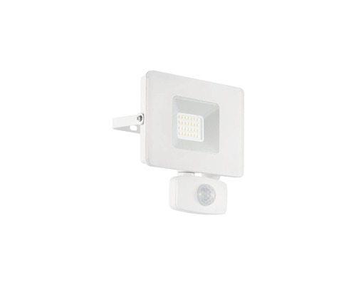 Proiector cu LED integrat Eglo Faedo 21W 2300 lumeni IP44, senzor de mișcare, lumină rece, alb