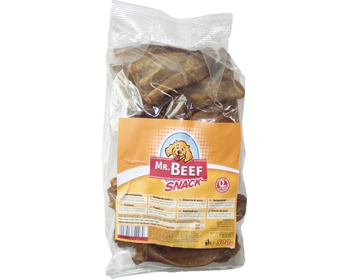 Hrană pentru câini MR. BEEF urechi de porc 500 g