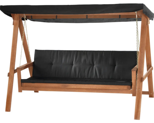 Balansoar grădină Hollywood Garden Place lemn 235x120x178 3 locuri maro Balansoar grădină Hollywood Garden Place lemn 235x120x178 3 locuri maro