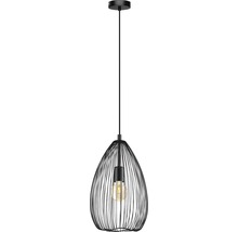 Lumină suspendată cu abajur de sârmă și sursă de lumină