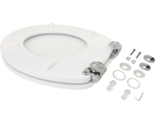 Scaun de toaletă din duroplast cu material de fixare