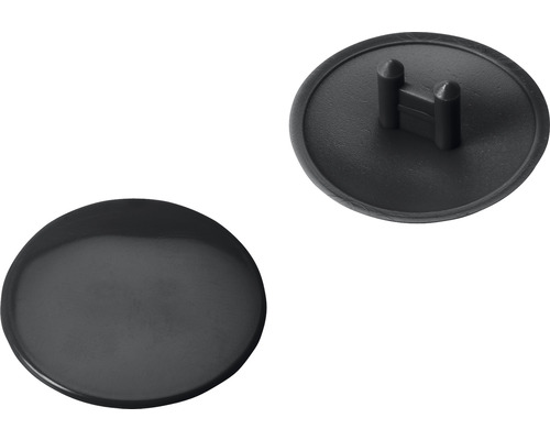Capac mascare camă excentrică Dresselhaus Ø25mm, plastic negru Capac de acoperire din plastic