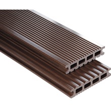 Profil WPC Konsta pentru terasă ciocolatiu 25x145x1000 mm-thumb-0