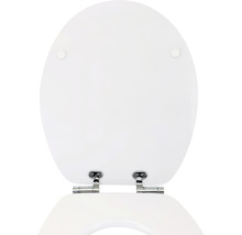Capac WC cu model form & style Old Wood MDF închidere lentă maro 46,2x36,5 cm-thumb-6