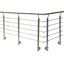 Balustradă din oțel inoxidabil cu cabluri orizontale