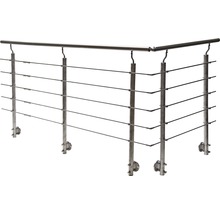 Balustradă din oțel inoxidabil cu cabluri orizontale
