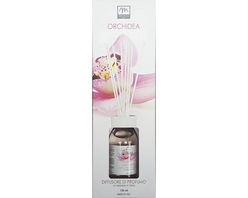 Odorizant cameră difuzor parfum cu bețișoare orhidee 125 ml