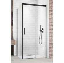 Ușă glisantă duș Radaway Idea Black KDJ dreapta 100x200,5 cm, sticlă transparentă, profil negru-thumb-0