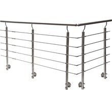 Balustradă din oțel inoxidabil cu umplutură de cablu pentru exterior