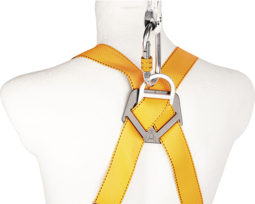 Ham de siguranță galben cu carabină