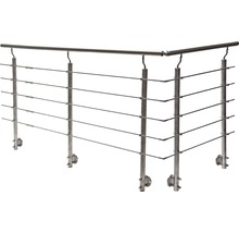 Balustradă din oțel inoxidabil cu cabluri orizontale
