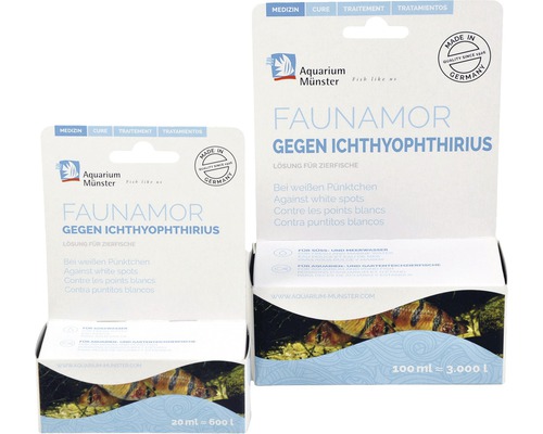 Tratament Aquarium Munster Faunamor 20 ml pentru 600 l fresh-0