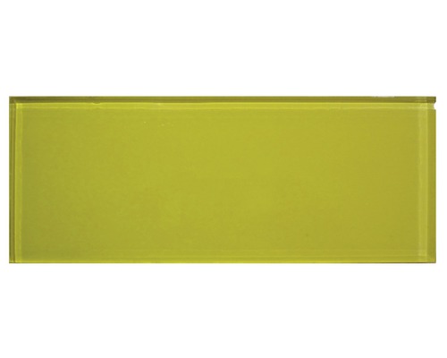 Faianță sticlă Vetro Yellow 10x30 cm