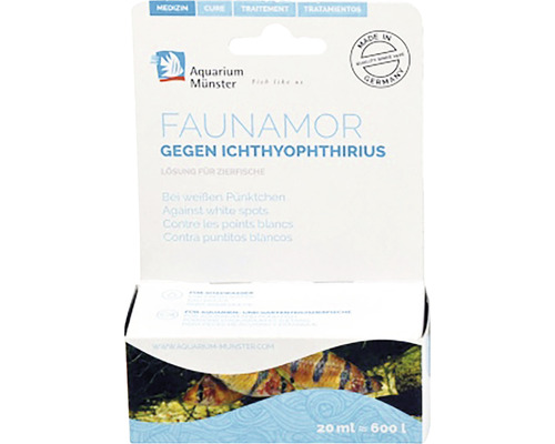Aquarium Münster Faunamor medicament pentru Ichthyophthirius