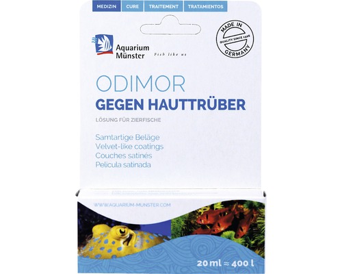 Aquarium Münster Odimor medicament pentru opacifierea pielii la peștii ornamentali