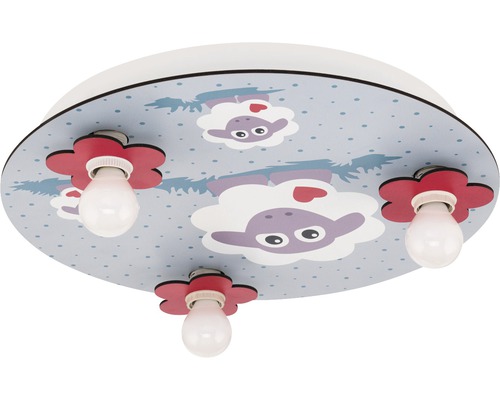 Lampa de tavan pentru camera copiilor cu motiv oaie