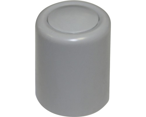 Opritor uşă fix Dresselhaus Ø30x35 mm, plastic gri Buton de mobilă gri din plastic