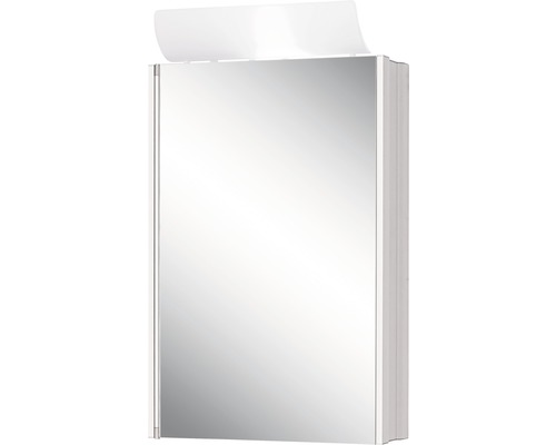 Dulap baie cu oglindă Jokey Single, cu iluminare, aluminiu, 45x77 cm, IP 20