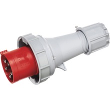 Ștecher trifazic PCE 63A roșu, pentru exterior IP67