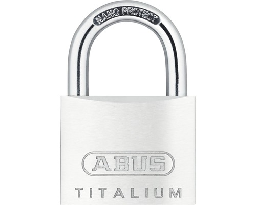 Lacăt aluminiu Abus Titalium 50mm, belciug Ø8mm, 2 chei