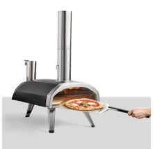Cuptor pizza cu peleți Ooni Fyra 12 oțel 74x41 cm argintiu/negru portabil-thumb-0
