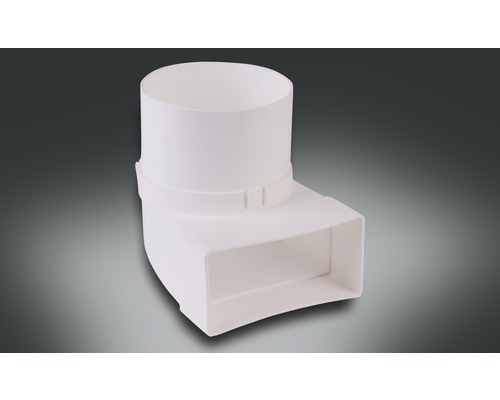 Cot tub plat din plastic Rotheigner alb 111x54 mm alb cu conector