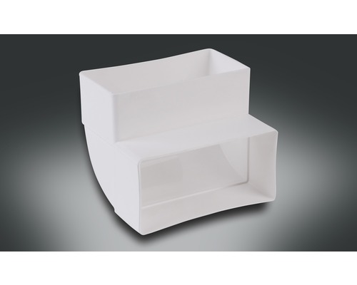 Cot tub plat din plastic Rotheigner vertical 111x54 mm 90° alb Cot tub plat din plastic Rotheigner vertical 111x54 mm 90° alb