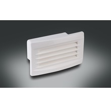 Grilă ventilaţie din plastic Rotheigner cu racord direct 138x82 mm alb-thumb-0