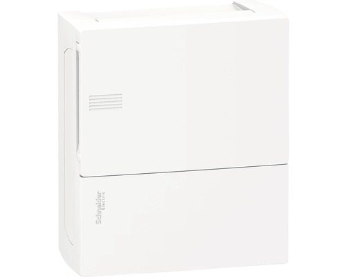 Tablou distribuție electrică Schneider Resi9 8 module IP40, montaj aparent, alb