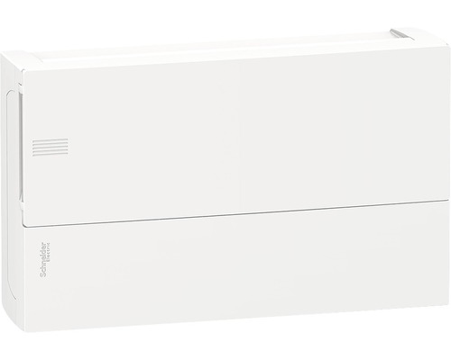 Tablou distribuție electrică Schneider Resi9 18 module IP40, montaj aparent, alb Logo Schneider Electric. Cutie de siguranțe pentru interior.