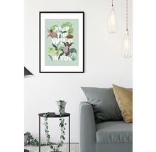 Poster înrămat Cartea Junglei cu citatul ''Keep the wild in you'' ca decor în camera de zi