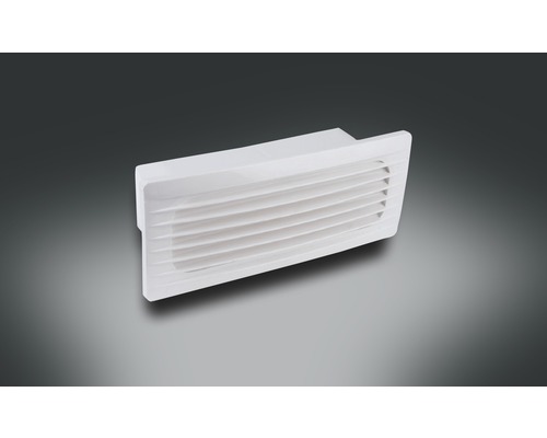 Grilă ventilaţie din plastic Rotheigner racord direct 246x84 mm alb