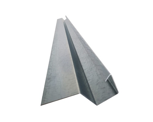 Jgheab PRECIT rectangular zincat 2 m pentru suprafețe mici (balcon, copertină, garaj, anexe)
