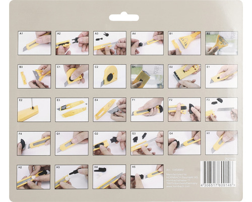 Instrucțiuni pentru un set universal de cuțite