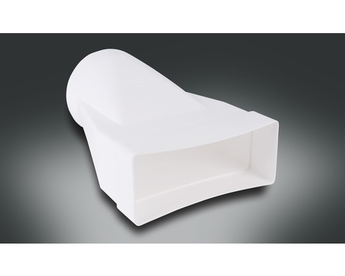 Trecere tub plat la tubulatură din plastic Rotheigner 220x90 mm alb