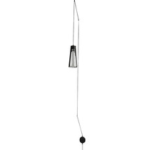 Pendul cu cablu decorativ Dover GU10 max. 1x35W, negru-thumb-1