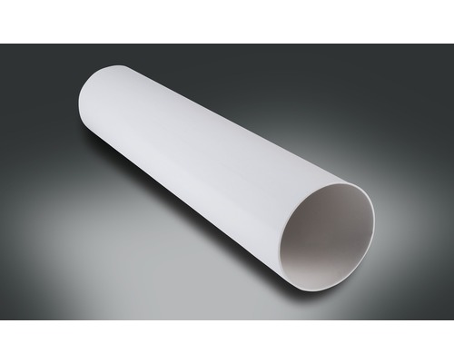 Țeavă rotundă din plastic Rotheigner Ø 125 mm 1 m alb Țeavă din plastic