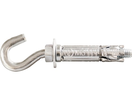 Ancore conexpand cu cămașă și cârlig rotund Tox Pirat Sven Ø10x40 mm, filet metric M6, 50 bucăți Ancore conexpand cu cămașă și cârlig rotund Tox Pirat Sven Ø10x40 mm, filet metric M6, 50 bucăți