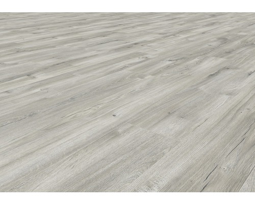 Pardoseală montată cu aspect de lemn.