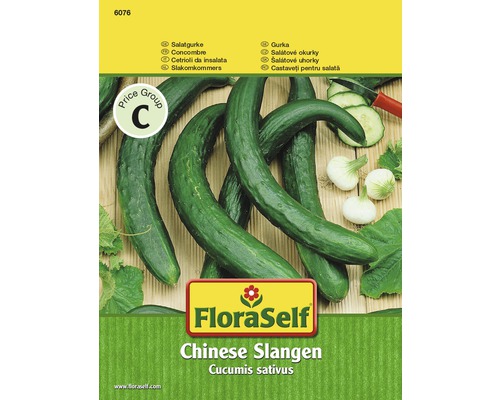 FloraSelf semințe de castraveţi pentru salată Chinese Slangen-0