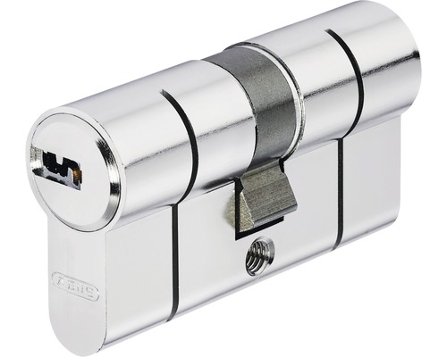 Cilindru de siguranță dublu Abus D6PSN 45/50 mm, 5 chei, protecție anti-găurire Cilindru ABUS pentru încuietori de uși