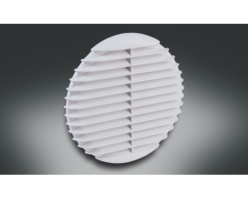 Grilaj ventilație din plastic Rotheigner rotund cu arc de strângere Ø 166 mm gri deschis