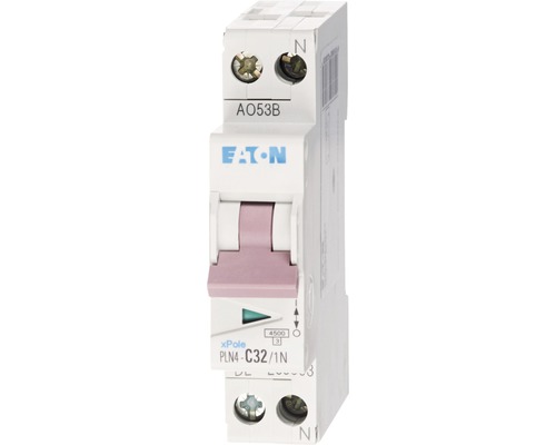 Disjunctor electric modular Eaton xPole 1P+N 32A 4,5kA, curbă C
