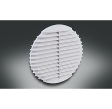 Grilaj rotund din plastic pentru protecție împotriva intemperiilor cu lamele