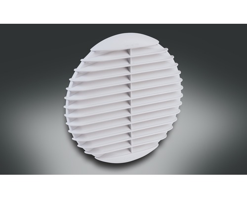 Grilaj ventilație din plastic Rotheigner rotund cu arc de strângere Ø 190 mm gri deschis