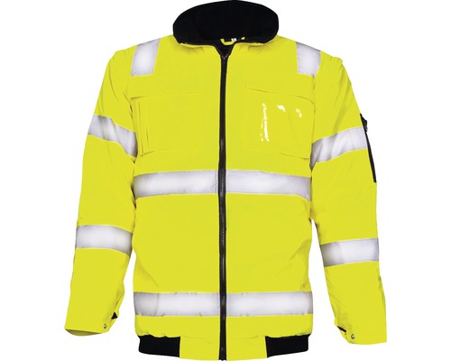 Jachetă de semnalizare Ardon Howard Reflex din poliester galben reflectorizant, mărime S-0