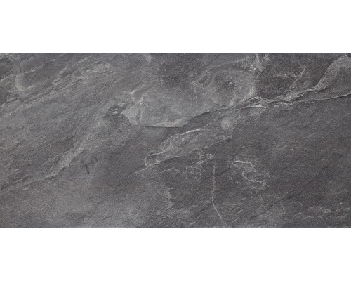 Gresie exterior ceramică porțelanată glazurată Noir Grey 29,7x59,8