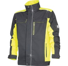 Jachetă de lucru Ardon Neon din bumbac + poliester negru/galben, mărimea XL-thumb-0